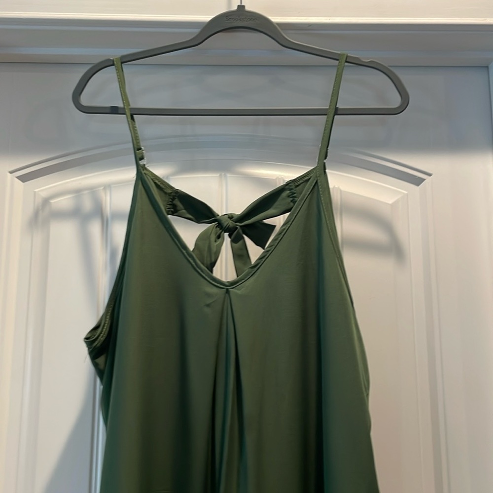 Green long romper